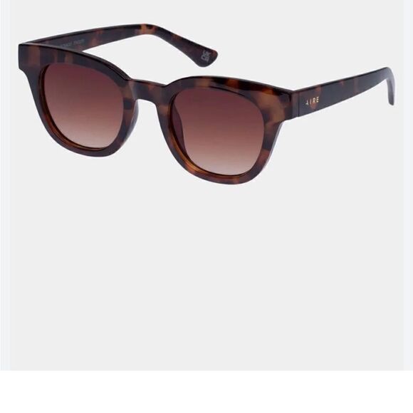 NWT AIRE Tortoiseshell D-Frame 50mm Dorado D-Frame Sunglasses - Picture 2 of 8